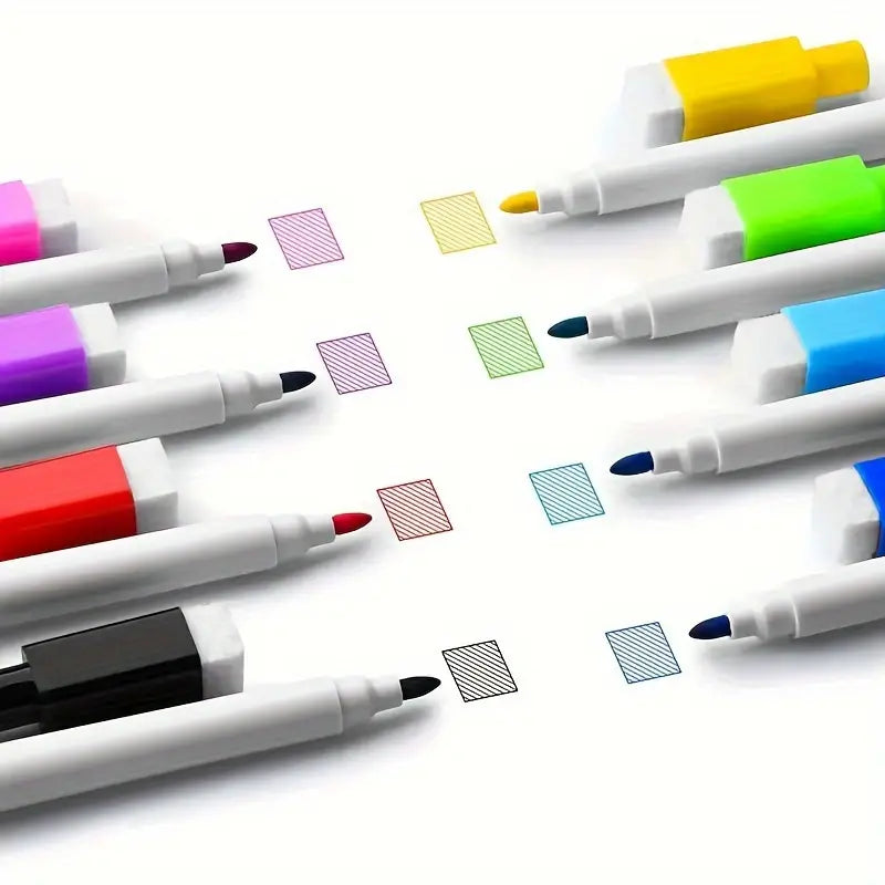 ScribblePen™: Dry Erase Markers for Kids (10 Pack)