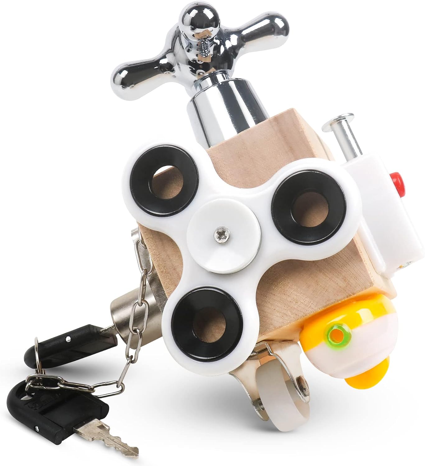 TinkerToy™ 7-in-1 Sensory Activity Block