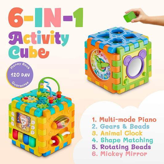 PlayScape™ 6-in-1 Interactive Learning & Activity Cube
